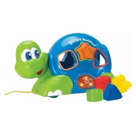Каталка-игрушка Keenway Черепашка с паззлами (31523 / 31538) зеленый/синий