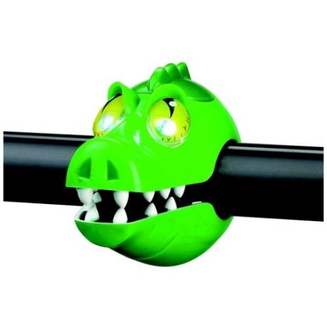 Фонарик для самоката Crazy Safety Crocodile зеленый