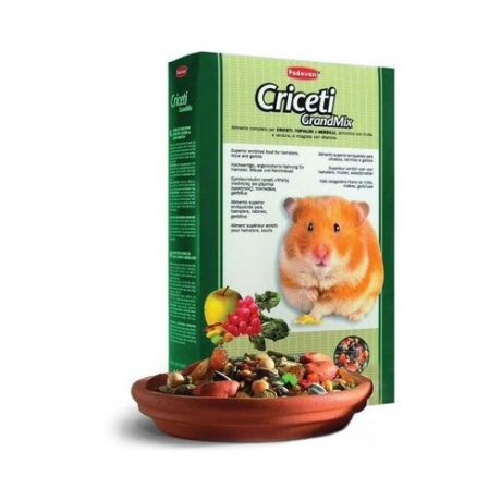 Padovan корм для хомяков и песчанок (grandmix criceti) pp00414, 0,400 кг, 31101 (2 шт)