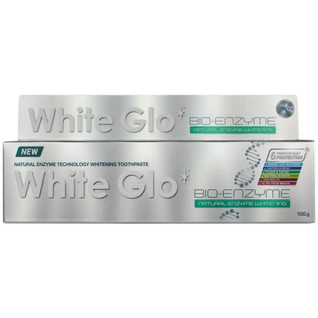 Зубная паста White Glo отбеливающая Bio-Enzyme, 100 г