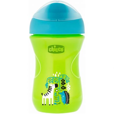 Поильник Chicco Easy Cup, 266 мл розовый/зеленый