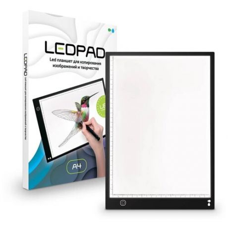 Планшет Назад К Истокам Ledpad с LED подсветкой (LEDPB) черный/белый