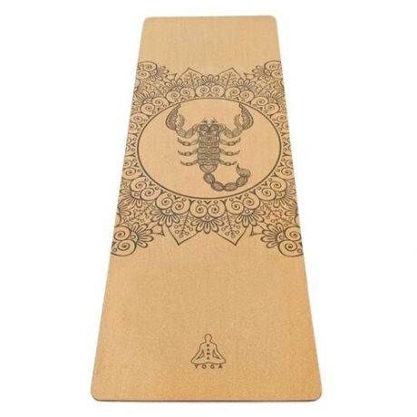 Ramayoga Коврик для йоги Scorpio Zodiac Collection 183*60*0,4 см из пробки