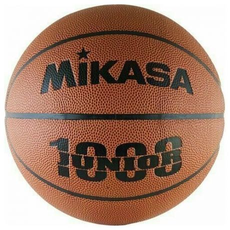 Мяч баскетбольный MIKASA BQJ1000 , р.5, композ. синтетическая кожа (микрофибра), нейл. корд, бутиловая камера , кор-ор-чер