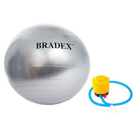 Мяч для фитнеса «фитбол-85» с насосом bradex sf 0354