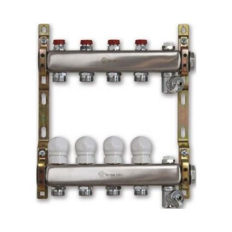 TE-SA 220A2-06-03D Te-Sa Коллектор в сборе 1" 3 выхода под евроконус
