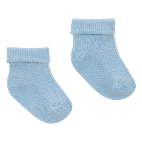 Носки детские, цвет голубой, размер 6 (2 пара)
