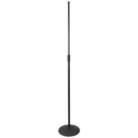 OnStage MS9210 микрофонная стойка, прямая, круглое основание, регулируемая высота,черная