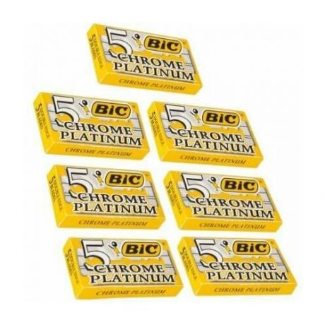 BIC Chrome Platinum Лезвия 7 упаковок
