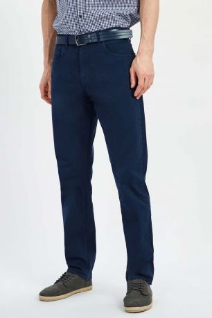 Baon Пятикарманные брюки, муж., синий, XL