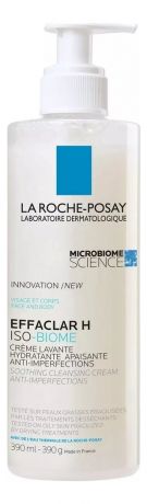 La Roche Posay Крем-Гель Н Iso--Biome Очищающий для Пересушенной Проблемной Кожи, 390 мл