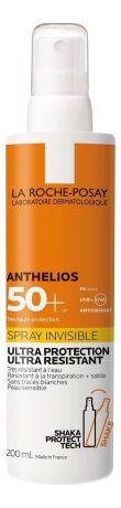 La Roche Posay Спрей Anthelios Invisible Spray Невидимый для Лица и Тела SPF 50+ без Отдушек, 200 мл