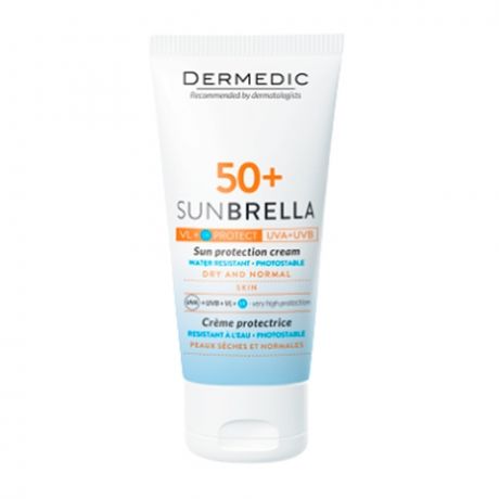 Dermedic Крем SPF 50+ Солнцезащитный для Сухой и Нормальной Кожи, 50 мл