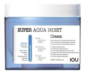 Крем для лица увлажняющий IOU Super Aqua Moist Cream 300мл