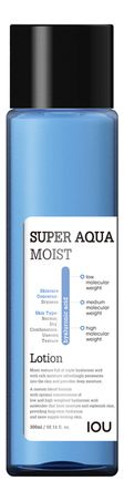 Увлажняющий лосьон для лица IOU Super Aqua Moist Lotion 300мл