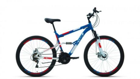 Двухколесные велосипеды Altair MTB FS 26 2.0 disc рост 16" 2021 RBKT1F16E014