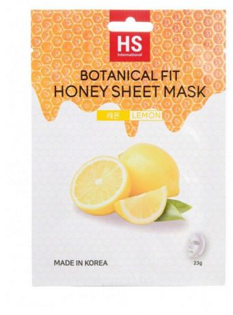 Маска для лица VO7 Botanical fit honey с мёдом и экстрактом лимона, 23 г