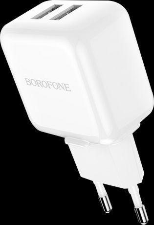 Зарядное устройство Borofone BA18 2xUSB White