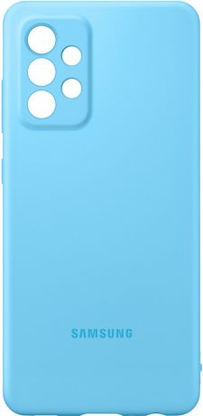 Чехол Samsung Silicone Cover A52 Blue