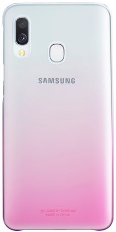 Чехол Samsung Gradation Cover A40 Pink