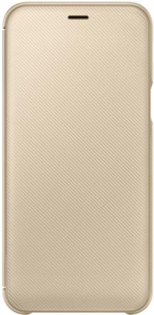 Чехол Samsung Wallet Cover A6 (2018) Gold