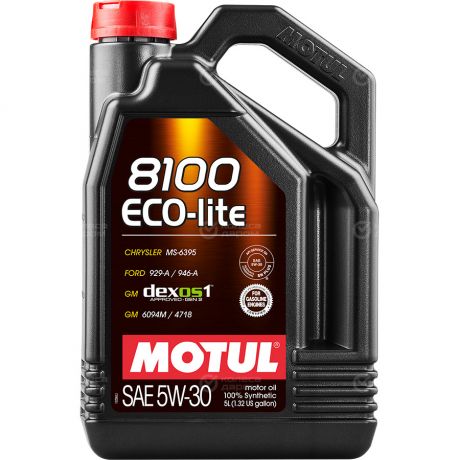 Motul Моторное масло Motul Eco Lite 8100 5W-30, 5 л