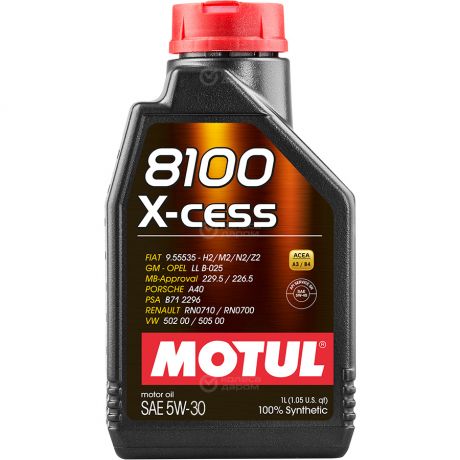 Motul Моторное масло Motul 8100 X-cess 5W-30, 1 л