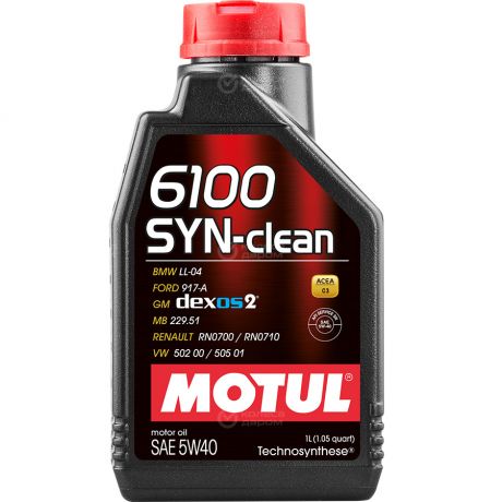 Motul Моторное масло Motul 6100 SYN-CLEAN 5W-40, 1 л
