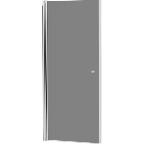 Душевая дверь «Комфорт» распашная тонированная 70-100 см
