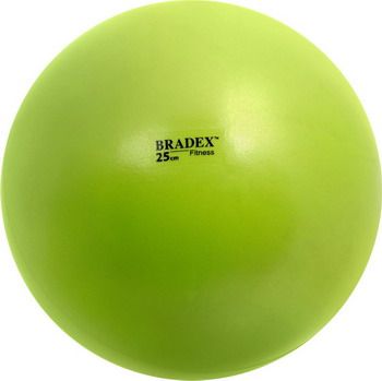 Мяч для фитнеса, йоги и пилатеса «ФИТБОЛ-25» Bradex SF 0822 салатовый