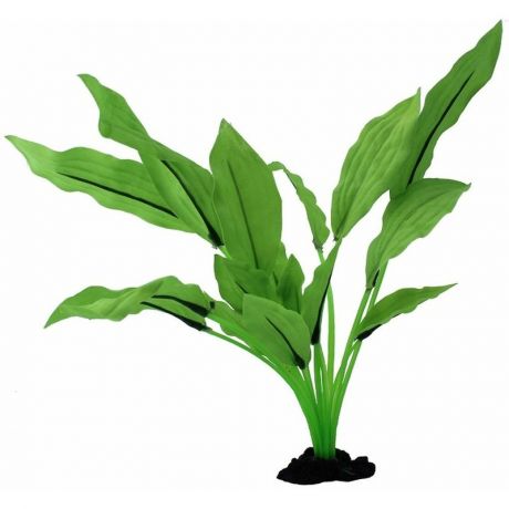 PRIME Prime растение шелковое для аквариума "Эхинодорус Селовианус" 13 см