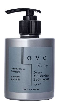 Love Tea Art Detox Moisturizer Body Cream Vanilla