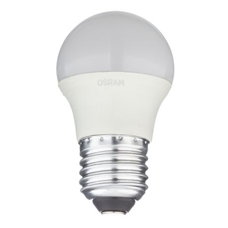 Лампа светодиодная Osram E27 4000К 6,5 Вт 550 Лм 220-230 В шар G45 матовая