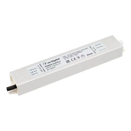 Блок питания для светодиодного светильника Arlight металлический 36 Вт IP67 170-265/24 В (022411)