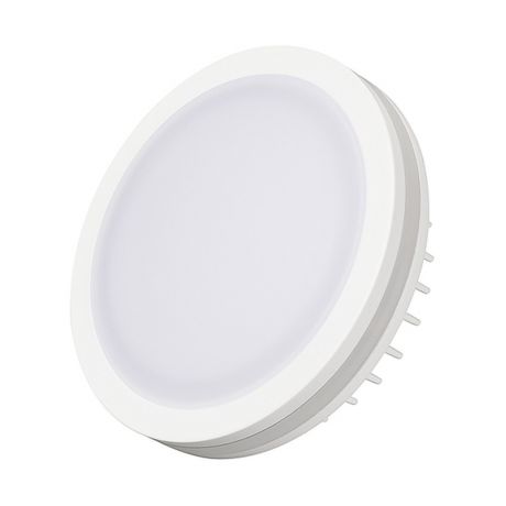 Светильник светодиодный встраиваемый 10 Вт 800 Лм 4000К 95 мм IP44 Arlight ДВО (017990) белый