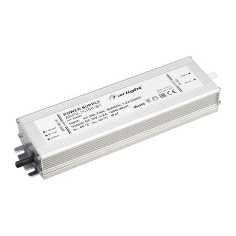 Блок питания для светодиодного светильника Arlight металлический 100 Вт IP67 200-240/24 В (028788)
