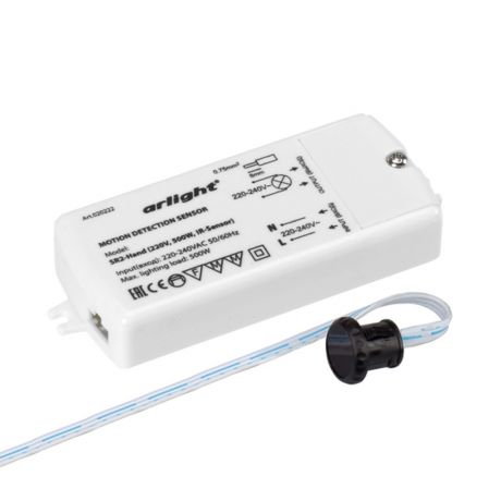 ИК-датчик для светодиодного светильника Arlight SR2-Hand пластиковый 500 Вт IP20 100-240 В (020222)