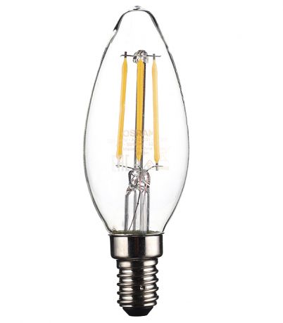 Лампа светодиодная E14 4 Вт 2700К свеча С37 220-230 В Osram