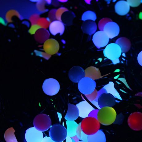 Гирлянда светодиодная Neon-Night ClipLight Мультишарики 399 LED свечение RGB 3х20 м уличная (323-619)
