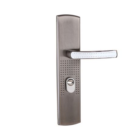 Ручка дверная Стандарт с подсветкой PH-CT222-R правая прямоугольная розетка (матовый никель)