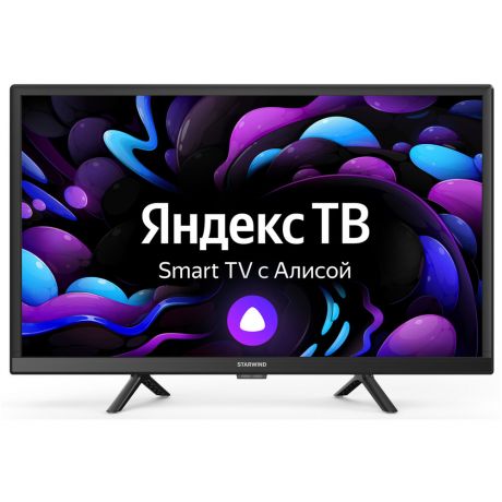 Телевизор 24" Starwind SW-LED24SG303 (HD 1366x768, Smart TV) черный
