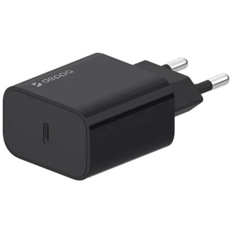 Сетевое зарядное устройство Deppa Power Delivery 25Вт USB Type-C черный (11427)
