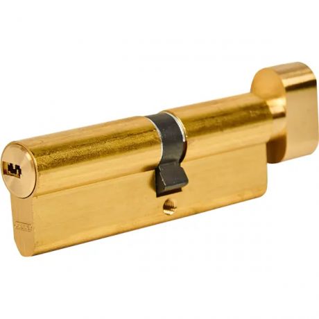 Цилиндр Abus KD6MM 50x40 мм ключ/вертушка цвет золото