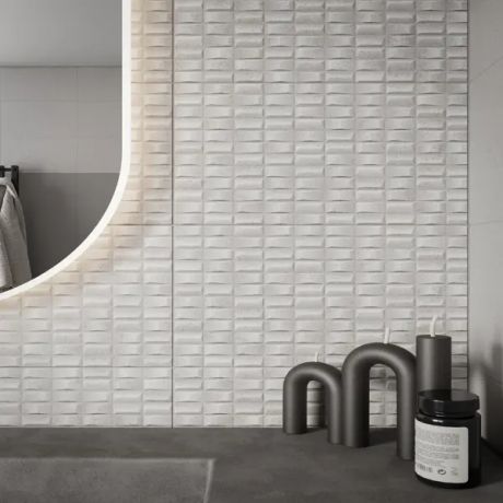 Настенная плитка Шахтинская Плитка Урбан низ 03 25x40 см 1.4 м² цвет серый