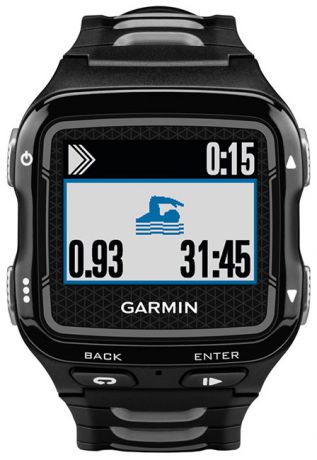 Garmin Умные часы для бега Forerunner 920XT Black/Silver, HRM-Tri, HRM-Swim (010-01174-41)