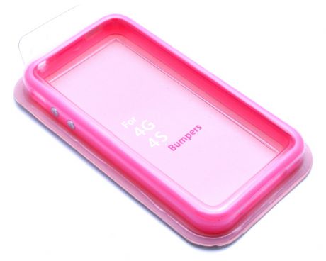 Бампер для iPhone 4/4S "Розовый"