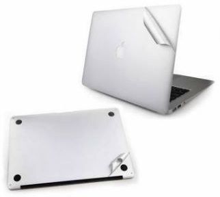 Защитная пленка на нижнюю и верхнюю часть Macbook Air 13 (Silver)