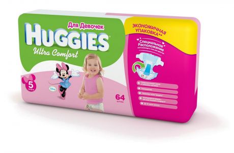 Huggies Ultra Comfort Giga для девочек 5