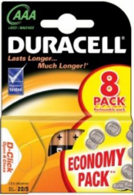 Duracell LR03 BASIC 8шт.