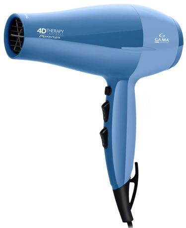 GA.MA Potenza Ion 4D Therapy - фен для волос (Blue)